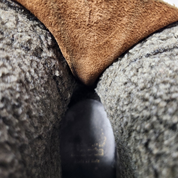 Roots Brown Leather Shearling Winter Women's Boots - Picture 6 of 14